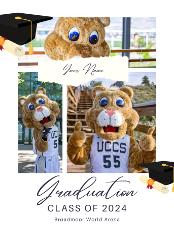 Graduation Announcement - three photos