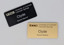 Examples of UCCS name badges