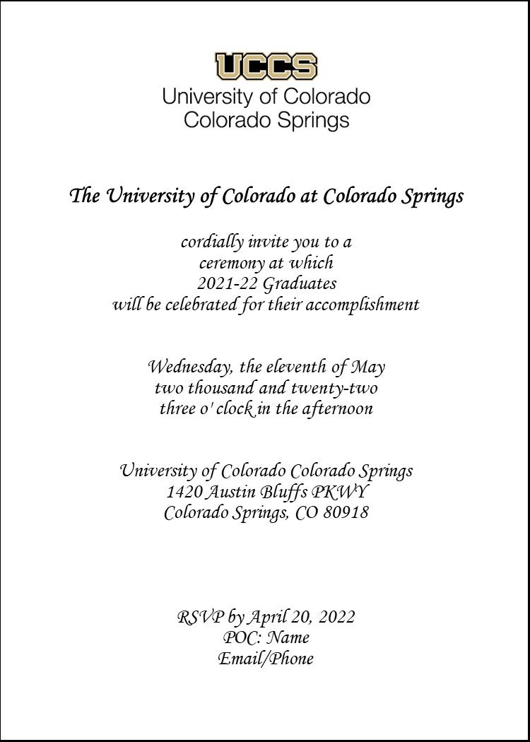 Company Invitation Example